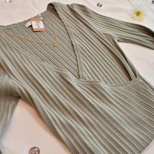 Lush Clothing Sadie Crossover Top FREE PEOPLE STYL